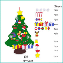 Carica l'immagine nel visualizzatore di Gallery, Set Albero di Natale In Feltro e Decorazioni 🎄
