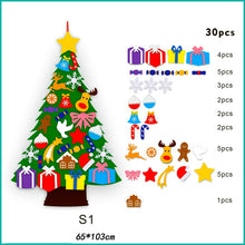 Carica l'immagine nel visualizzatore di Gallery, Set Albero di Natale In Feltro e Decorazioni 🎄