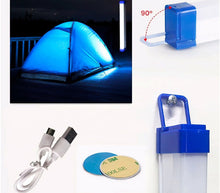 Carica l'immagine nel visualizzatore di Gallery, Lampada Emergenza LED Luce Fredda 17CM Batteria Ricaricabile Torcia Portatile