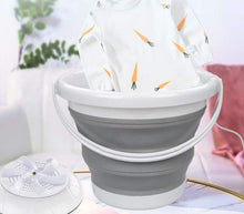 Carica l'immagine nel visualizzatore di Gallery, Mini Lavatrice Pieghevole Con Centrifuga USB Secchiello Per Bucato Portatile