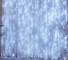 Carica l'immagine nel visualizzatore di Gallery, Tenda Luminosa Natalizia 3x2.70M Cascata Luci Di Natale LED Luce Fredda