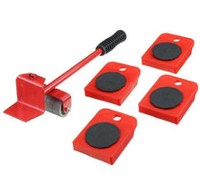 Carica l'immagine nel visualizzatore di Gallery, SOLLEVATORE MOBILI a 4 ruote PIASTRE 150KG SPOSTARE SOLLEVARE MOBILE CASA