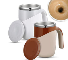 Carica l'immagine nel visualizzatore di Gallery, Tazza Automescolante Elettrica Coperchio Mixer Frullatore Caffe Cappuccino Te