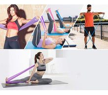 Carica l'immagine nel visualizzatore di Gallery, Fascia Elastica Fitness Banda Resistenza Yoga Pilates Stretching Palestra 150x15