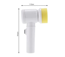 Carica l'immagine nel visualizzatore di Gallery, Spazzola Elettrica Pulizia Cucina Piastrelle Bagno Rotante 3Testine Ricaricabile