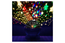 Carica l'immagine nel visualizzatore di Gallery, Lampada effetto cielo stellato proiettore rotante luce led notturna bambini