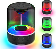Carica l'immagine nel visualizzatore di Gallery, Mini Cassa Bluetooth Portatile con Luce LED RGB Ricaricabile USB Altoparlante