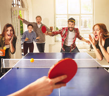 Carica l'immagine nel visualizzatore di Gallery, Set Ping Pong Racchette Rete con Morsetti 3 Palline Gioco Tennis da Tavolo
