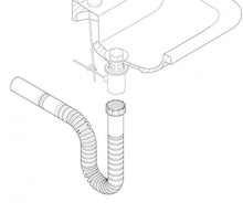 Carica l'immagine nel visualizzatore di Gallery, Tubo Di Scarico Flessibile Sifone Fognario Estensibile Per Lavabo ATR-16105