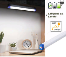 Carica l'immagine nel visualizzatore di Gallery, Lampada Emergenza LED Luce Fredda 17CM Batteria Ricaricabile Torcia Portatile