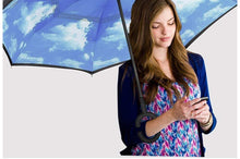 Carica l'immagine nel visualizzatore di Gallery, Ombrello Inverso Reversibile Antivento Pioggia Apertura al Contrario Grande