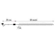 Carica l'immagine nel visualizzatore di Gallery, Luci Per Albero Di Natale 300 LED Minilucciole 23M Catena Luminosa Luce Rossa