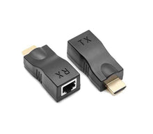 Carica l'immagine nel visualizzatore di Gallery, Estensore HDMI Cavo Adattatore HDMI Maschio - RJ45 Femmina Cavo Cat 5/6 Q-HD5