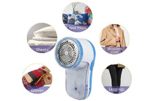 Carica l'immagine nel visualizzatore di Gallery, Levapelucchi elettrico portatile Rasoio per abiti e tessuti 3 lame rasalana 226