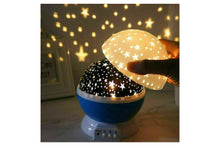 Carica l'immagine nel visualizzatore di Gallery, Lampada effetto cielo stellato proiettore rotante luce led notturna bambini