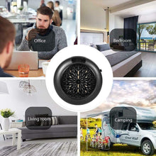 Carica l'immagine nel visualizzatore di Gallery, STUFA ELETTRICA WONDER HEATER 900W PORTATILE BASSO CONSUMO REGOLABILE DA 15 A...