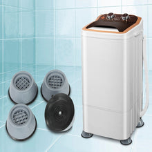 Carica l'immagine nel visualizzatore di Gallery, SET 4 PIEDINI ANTI VIBRAZIONE LAVATRICE ASCIUGATRICE UNIVERSALI GOMMA CUSCINETTO