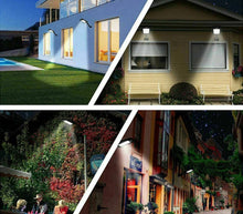 Carica l'immagine nel visualizzatore di Gallery, Faro Lampione Stradale Faro LED Pannello Solare Sensore Movimento 6 COB LED