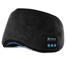 Carica l'immagine nel visualizzatore di Gallery, Maschera Fascia Bluetooth Per Occhi Maschera Viaggio Cuffie Wireless Sonno Q-YZ1