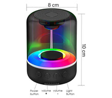 Carica l'immagine nel visualizzatore di Gallery, Mini Cassa Bluetooth Portatile con Luce LED RGB Ricaricabile USB Altoparlante