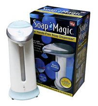 Carica l'immagine nel visualizzatore di Gallery, DISPENSER PORTA SAPONE EROGATORE DOSATORE AUTOMATICO MAGIC SOAP INFRAROSSI