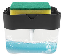 Carica l'immagine nel visualizzatore di Gallery, Dispenser Sapone Liquido Manuale Erogatore Spugna Piatti Distributore Detersivo