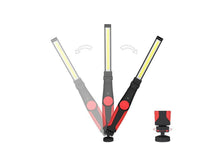Carica l'immagine nel visualizzatore di Gallery, Torcia led portatile usb ricaricabile calamita regolabile lampada lavoro