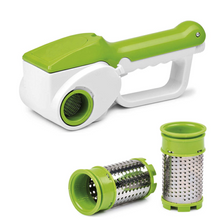 Carica l'immagine nel visualizzatore di Gallery, Grattugia elettrica ricaricabile doppio rullo per formaggio cucina casa