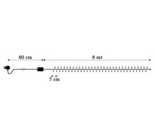 Carica l'immagine nel visualizzatore di Gallery, Luci Per Albero di Natale 100LED Minilucciole RGB 8MT Catena Luminosa Natalizia