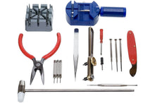 Carica l'immagine nel visualizzatore di Gallery, Kit riparazione orologi apri casse rimozione maglie batteria cinturino 16PZ