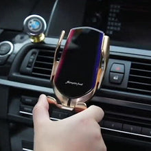Carica l'immagine nel visualizzatore di Gallery, Caricabatterie da auto supporto ricarica wireless sensore apertura SMART r1 rs1