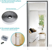 Carica l'immagine nel visualizzatore di Gallery, Zanzariera con Magneti per Porte 150 x 220 CM - 130 x 240 CM Rete Fine Tenda mag