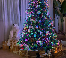 Carica l'immagine nel visualizzatore di Gallery, Luci Per Albero di Natale 100LED Minilucciole RGB 8MT Catena Luminosa Natalizia