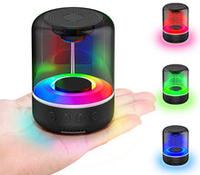 Carica l'immagine nel visualizzatore di Gallery, Mini Cassa Bluetooth Portatile con Luce LED RGB Ricaricabile USB Altoparlante