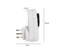 Carica l'immagine nel visualizzatore di Gallery, Presa Elettrica Temporizzata 24h Programmatore Meccanico Spina Analogica Bianca