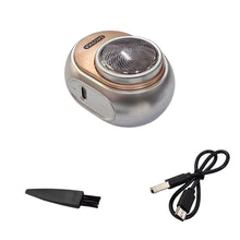 Carica l'immagine nel visualizzatore di Gallery, MINI RASOIO ELETTRICO RICARICABILE BARBA USB PORTATILE UOMO DEPILATORE