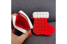 Carica l'immagine nel visualizzatore di Gallery, Pop It Calza della Befana Portachiavi Ciondolo Cerniera Antistress Gioco