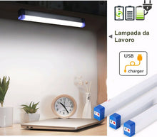 Carica l'immagine nel visualizzatore di Gallery, Lampada Emergenza LED Luce Fredda 17CM Batteria Ricaricabile Torcia Portatile