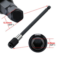 Carica l'immagine nel visualizzatore di Gallery, Portapunta Magnetico 1/4'' per Punta Trapano Attacco Esagonale Sgancio Rapido