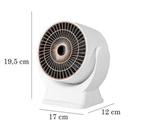 Lade das Bild in den Galerie-Viewer, Termoventilatore Elettrico Aria Calda Bagno Mini Caldobagno 800W Stufa