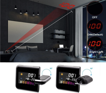 Carica l'immagine nel visualizzatore di Gallery, Sveglia Digitale da Comodino con Proiettore Laser Igrometro Orologio Data