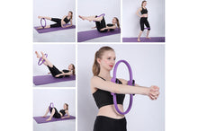 Carica l'immagine nel visualizzatore di Gallery, Anello pilates yoga tonificante braccia gambe resistenza yoga ring fitness