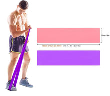 Carica l'immagine nel visualizzatore di Gallery, Fascia Elastica Fitness Banda Resistenza Yoga Pilates Stretching Palestra 150x15