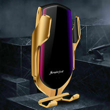 Carica l'immagine nel visualizzatore di Gallery, Caricabatterie da auto supporto ricarica wireless sensore apertura SMART r1 rs1
