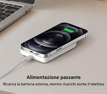 Carica l'immagine nel visualizzatore di Gallery, Power Bank Portatile Tecnologia QI 15Wh 5000mAh Caricatore Cellulare Smartphone