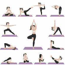 Carica l'immagine nel visualizzatore di Gallery, TAPPETINO YOGA FITNESS TAPPETO PALESTRA AEROBICA PER GINNASTICA MATERASSINO