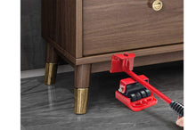 Carica l'immagine nel visualizzatore di Gallery, SOLLEVATORE MOBILI a 4 ruote PIASTRE 150KG SPOSTARE SOLLEVARE MOBILE CASA