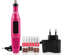 Carica l'immagine nel visualizzatore di Gallery, Fresa elettrica per unghie professionale con punte nail art velocita regolabile