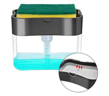 Carica l'immagine nel visualizzatore di Gallery, Dispenser Sapone Liquido Manuale Erogatore Spugna Piatti Distributore Detersivo