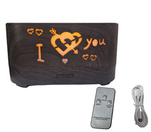 Carica l'immagine nel visualizzatore di Gallery, Diffusore Ambiente Elettrico Oli Essenziali Ultrasuoni 500ml con Luce LED